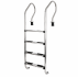 Escalera 4 peldaños acero inoxidable Vulcano para piscinas