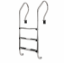 Escalera 3 peldaños acero inoxidable Vulcano para piscinas